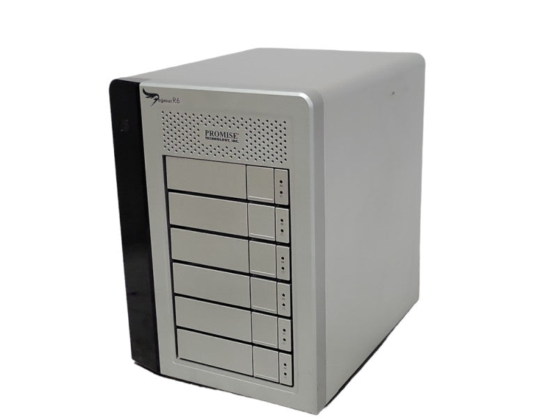 Promise Technology Pegasus R6 Raid Storage 3x Seagate 4TB IronWolf HDDs, READ _