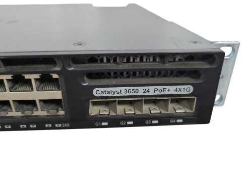 Cisco WS-C3650-24PS-E 24-Port PoE+ Gigabit Switch