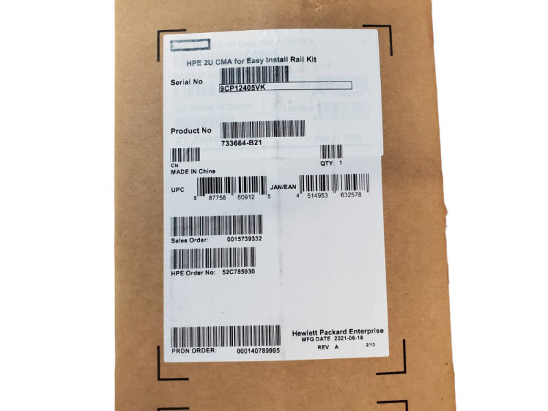 HP 733664-B21 2U Cable Management Arm for Easy Install Rail Kit Q@