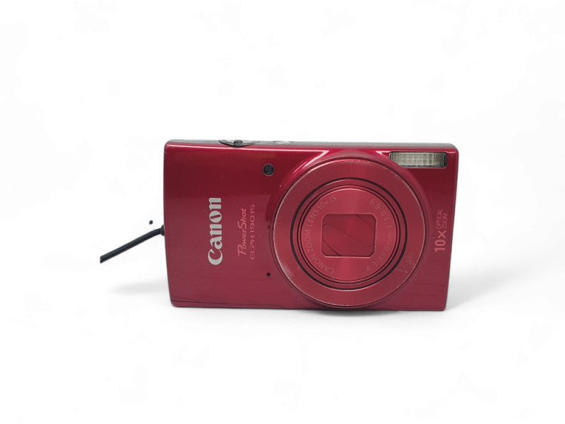 Canon PowerShot ELPH 190 IS Digital Camera 20.0 MP Wi-Fi (Red) Q-