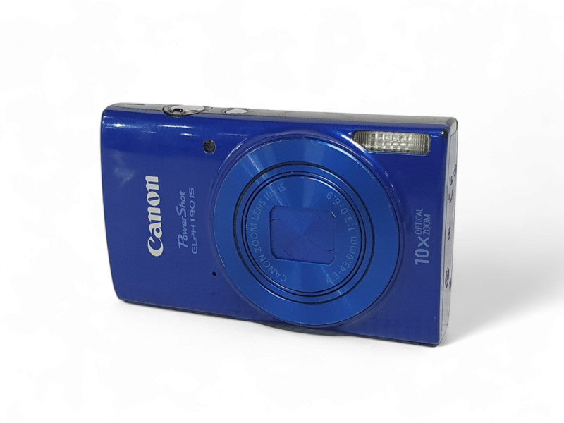 Canon PowerShot ELPH 190 IS Digital Camera 20.0 MP Wi-Fi (Blue) -