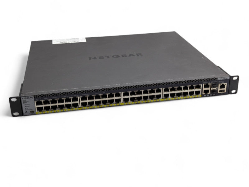 NETGEAR ProSAFE 48-port Gigabit PoE+ L3 Switch M4300-52G-PoE+ GSM4352PS -
