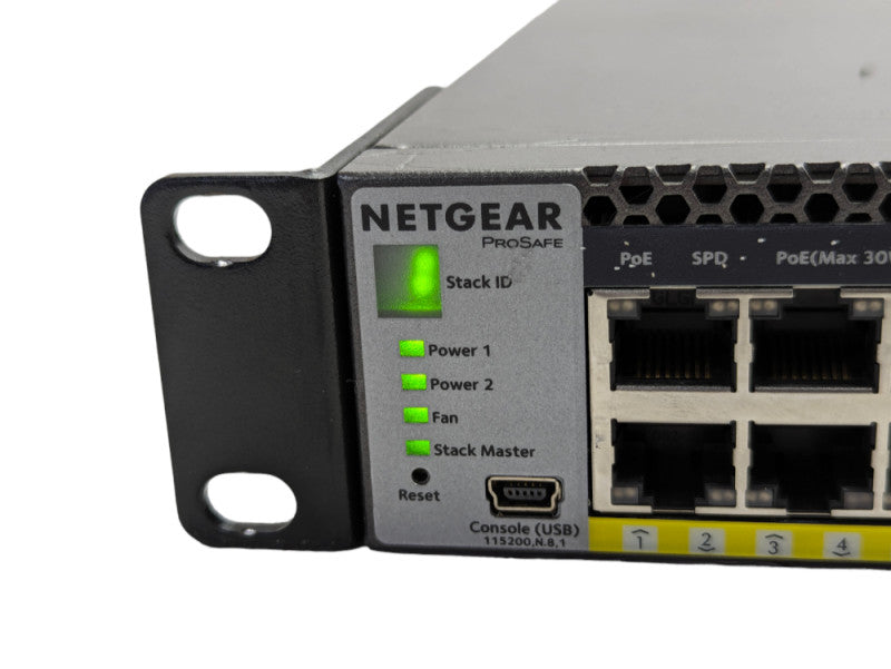 NETGEAR ProSAFE 48-port Gigabit PoE+ L3 Switch M4300-52G-PoE+ GSM4352PS -
