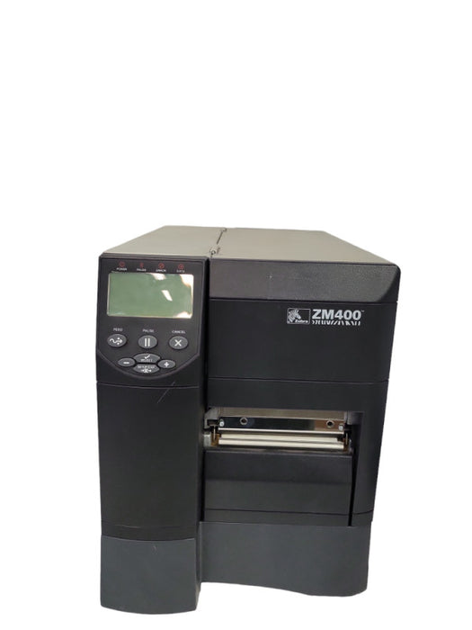 Zebra ZM400 Thermal Transfer Label Printer LAN USB Serial Parallel  %