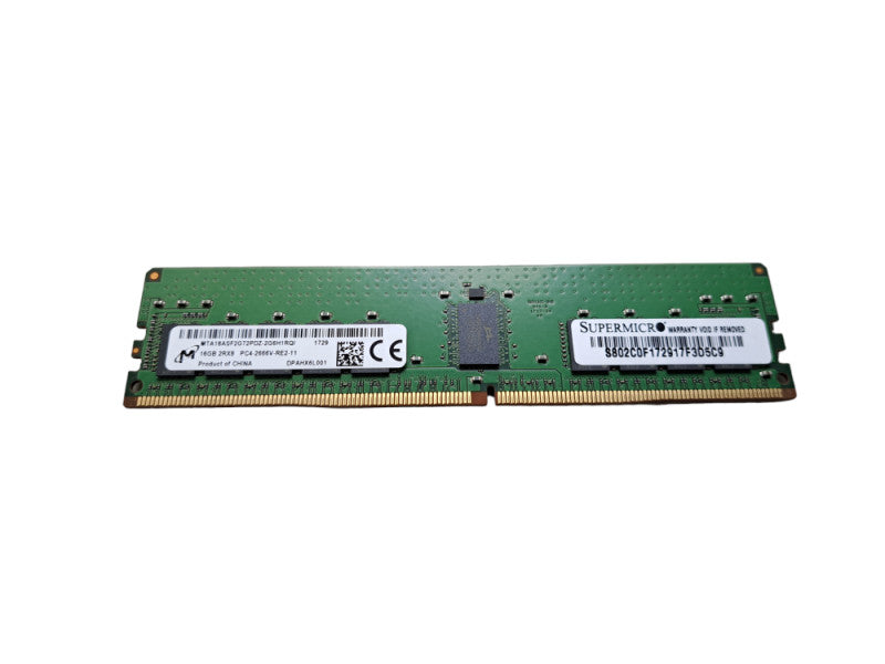 Micron 16GB 2RX8 PC4-2666V-RE2 | DDR4 Server Memory Q