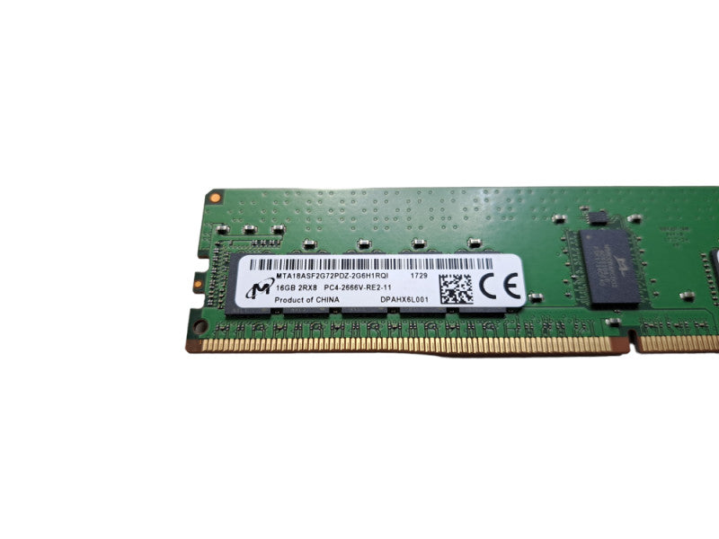 Micron 16GB 2RX8 PC4-2666V-RE2 | DDR4 Server Memory Q