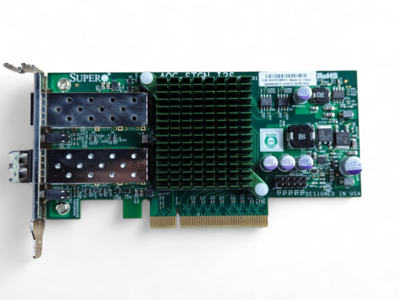 Supermicro 10Gigabit Fiber Ethernet Card AOC-STGN-I2S Q-
