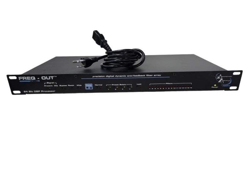 Peavey FO-116 Freq-Out 24 Bit DSP Processor Digital Anti-Feedback Filter Arr