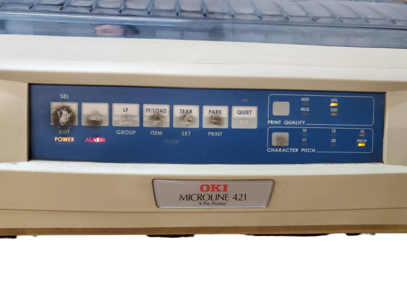 OKI Microline 421 D22910A Dot Matrix Printer *READ* @