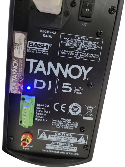 pair of Tannoy Di 5a power speakers high performance speakers