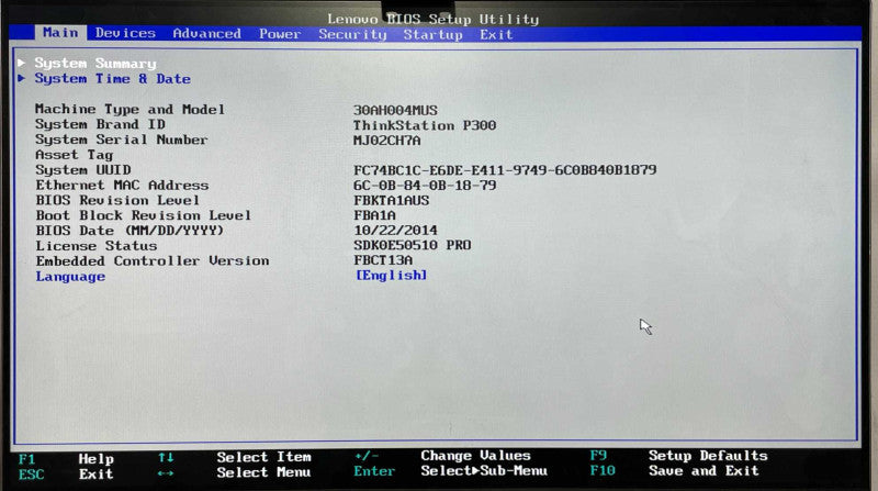Lenovo ThinkStation P300, Xeon E3-1241 v3 3.50GHz, 8GB RAM, QUADRO K620