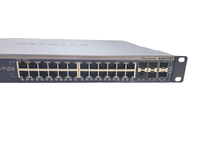 Netgear Prosafe GSM7328S v2 24 + 4-Port Gigabit L3 Managed Switch | 2x SFP+ Q