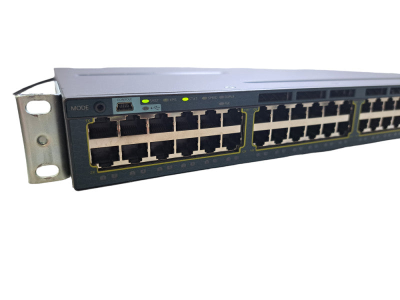 Cisco WS-C3560X-48P-L V02 | 48-Port Gigabit PoE+ Network Switch | 1x 715W PSU