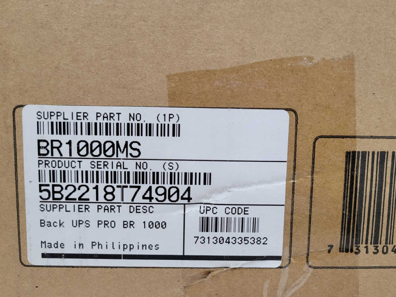 New APC Back-UPS Pro BR1000MS 1000VA 600W Battery Backup _