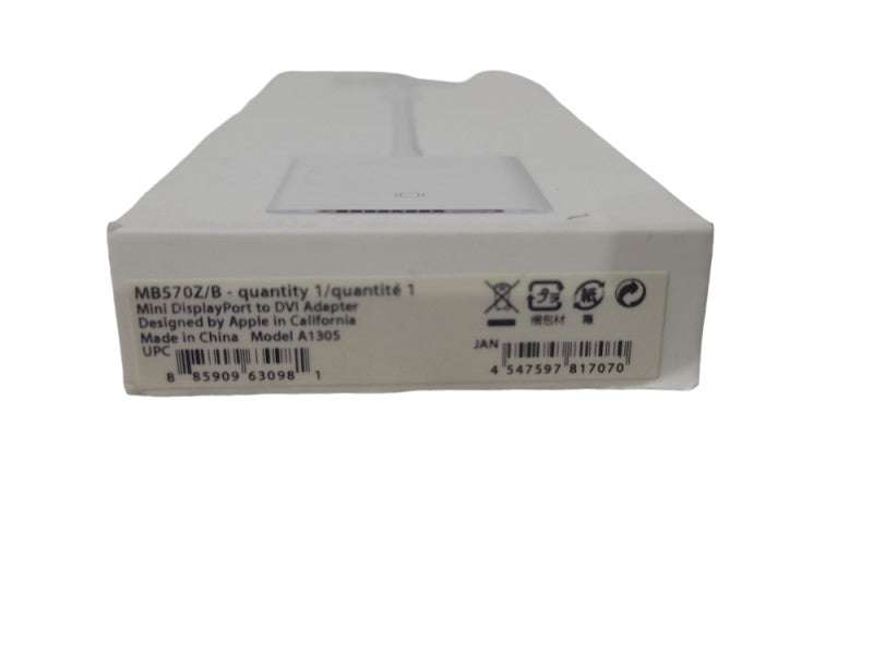 Apple Mini DisplayPort to DVI Adapter| original in box Q