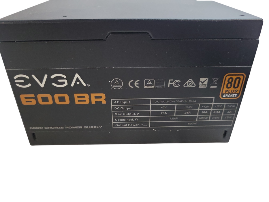 EVGA 600W Non-Modular ATX PSU (100-BR-0600)