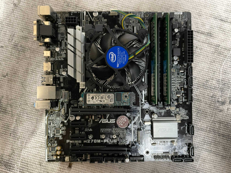 ASUS PRIME H270M-PLUS, Core i7-6700 3.40GHz, 16GB DDR4, 256GB M.2, I/O Shield