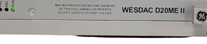 GE WESDAC D20ME II main processor card with Energy Services D20 MX Chassis _