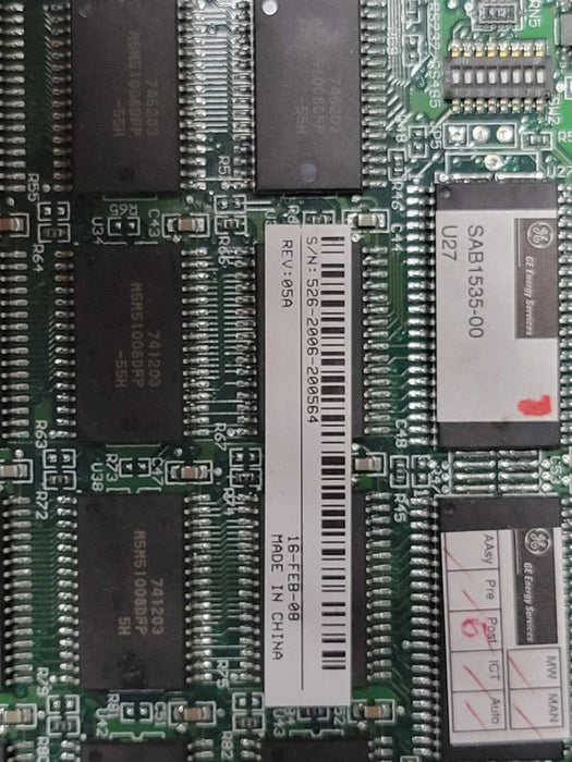 GE WESDAC D20ME II main processor card with Energy Services D20 MX Chassis _