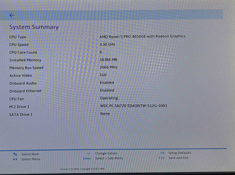 Lenovo M75q Gen2 USFF | Ryzen PRO 4650GE @3.3GHz 6C, 16GB DDR4, 512GB NVMe