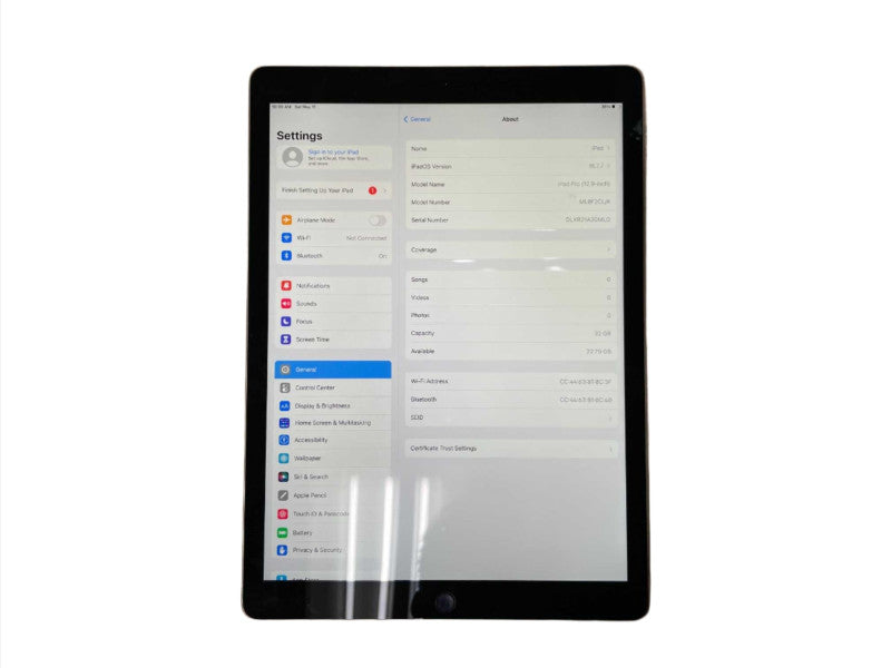 Apple iPad Pro 12.9\\" A1584 32GB, Wifi Only, Space Grey