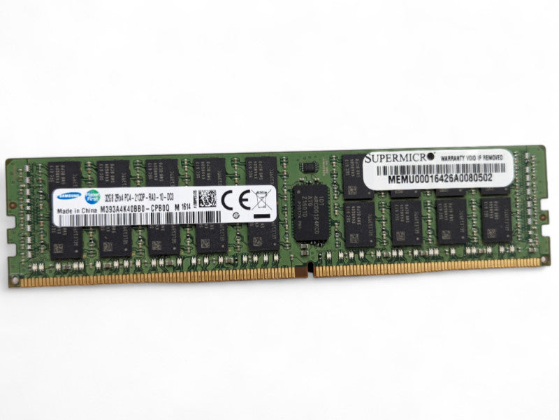32GB Samsung DDR4 Server RAM 2Rx4 PC4-2133P-RA0-10-DC0 Q-
