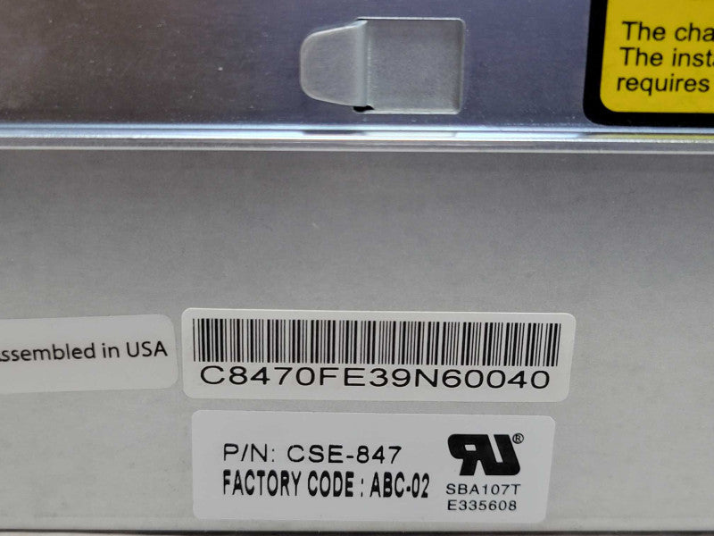 Supermicro CSE-847 4U 36-Bay Storage Server 2x Xeon E5-2620v4 2.1GHz 16GB SEE Q_