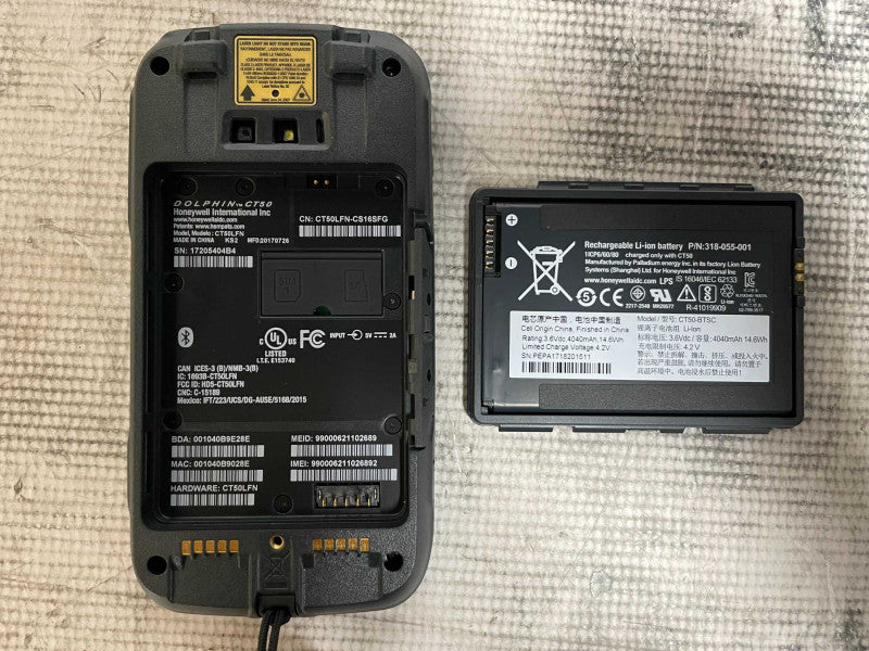Honeywell Dolphin CT50, CT50LFN-CS16SFG, READ
