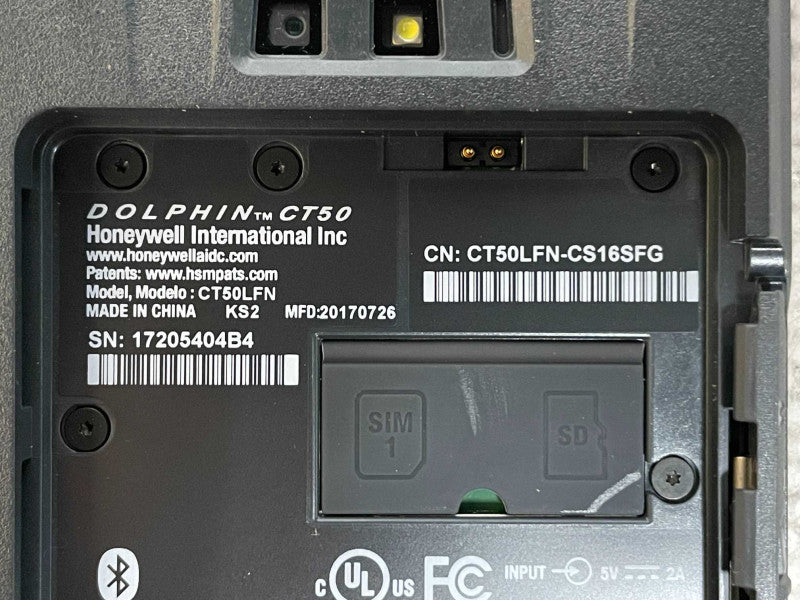 Honeywell Dolphin CT50, CT50LFN-CS16SFG, READ