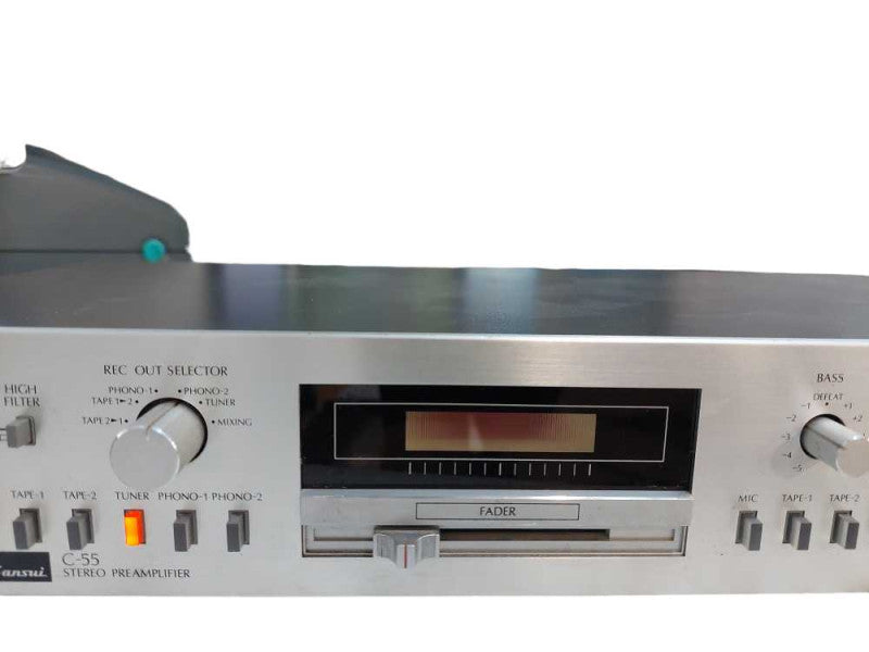Vintage Sansui Stereo PreAmplifier Model: C-55 Made in Japan =