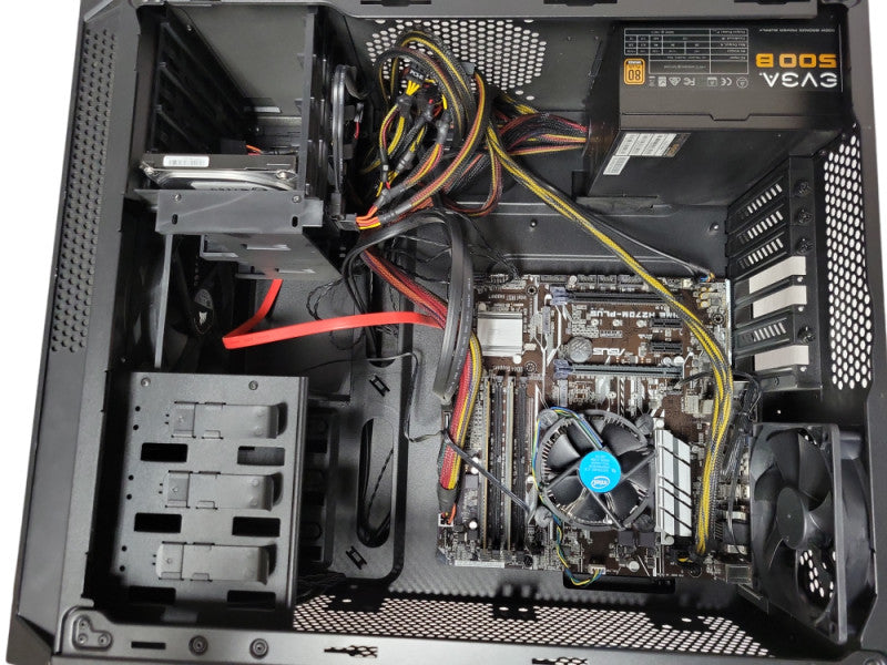 Custom Asus PC, Core I5-7600 3.5GHz, 12GB DDR4, 250GB SSD+500GB HDD _