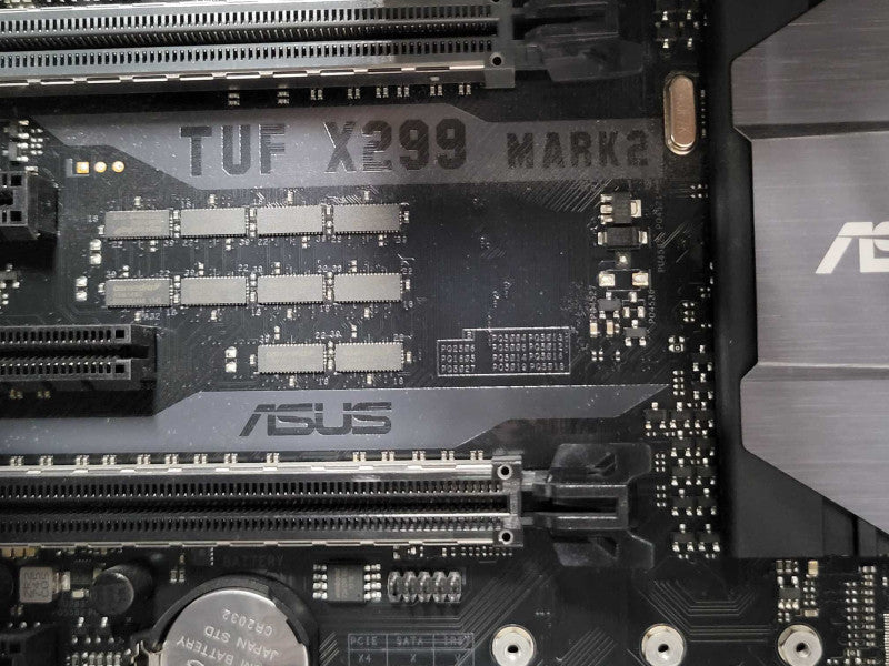 Custom Asus TUF X299 Mark2 PC, Core I7-7820X 3.6GHz, 64GB DDR4, REDA _