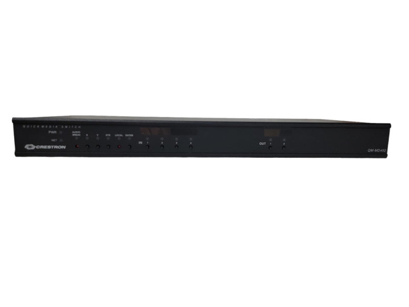 Crestron QM-MD4X2 Quick Media 4X2 Matrix Switcher with accesories