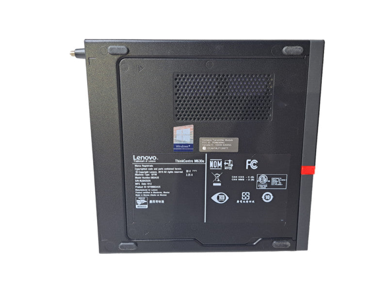 Lenovo M630e USFF | i3-8145U @ 2.10GHz 2C, 8GB DDR4, No HDD/OS