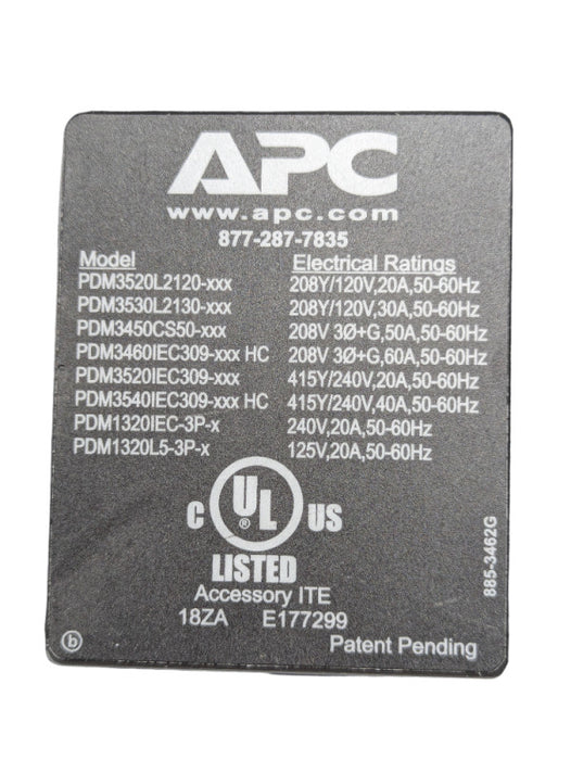 APC PDM3520L2120-680 IT Power Distribution Module Q-