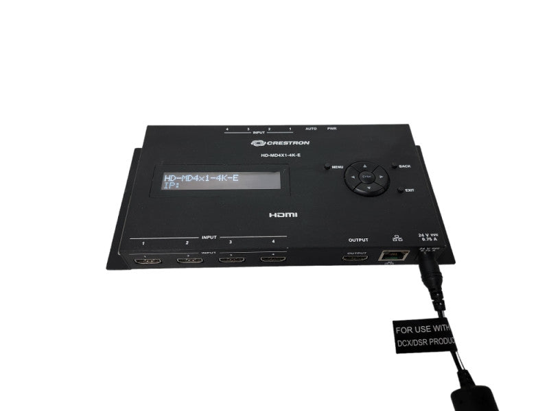 Crestron 4x1 4K HDMI Switcher - HD-MD4X1-4K-E