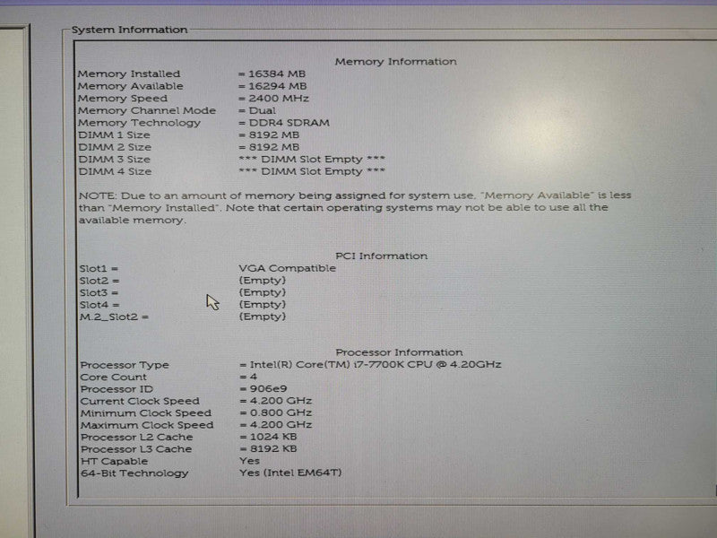 Dell Precision  T3620 4.2GHz Intel Core i7-7700K 16GB DDR4 RAM QUADRO K12000 !