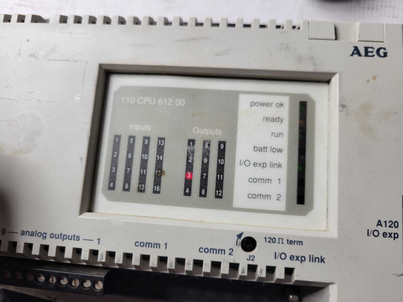 AEG Modicon Micro 110CPU61200 PLC processor, READ Q_