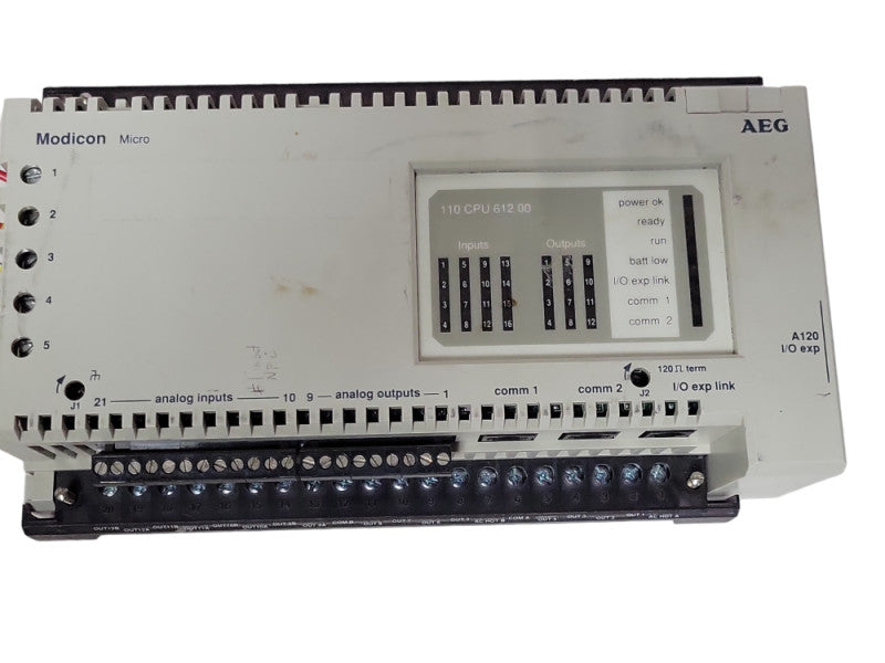 AEG Modicon Micro 110CPU61200 PLC processor, READ Q_