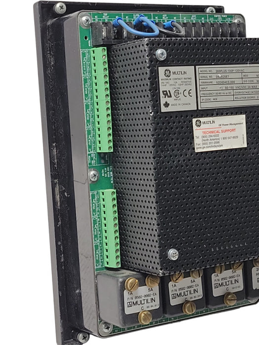 GE Multilin 269PLUS-100P-120VAC 269 Plus Motor Management Relay, READ _