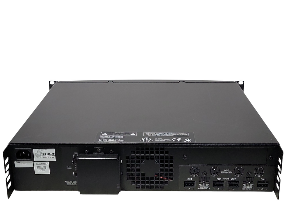 Crown Audio CTs-4200 Four-Channel Power Amplifier 2U Rackmount Amp, READ _