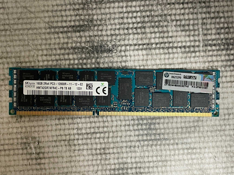 SK hynix 16GB 2Rx4 PC3-12800R-11-12 Server RAM Q