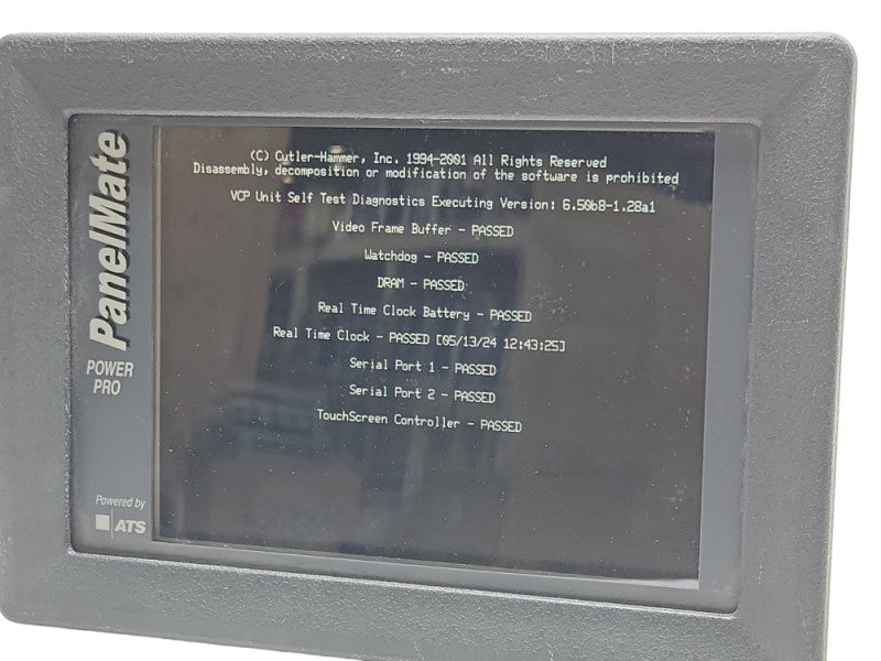 Cutler-Hammer ATS 1785T PMPP 1700 Rev2 Panelmate Operator Interface Panel _