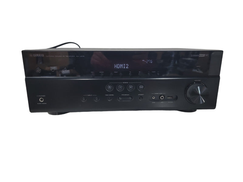 Yamaha Receiver RX-V475 Natural Sound 5.1 80W/Ch Network 3D HDMI AV AirPlay U