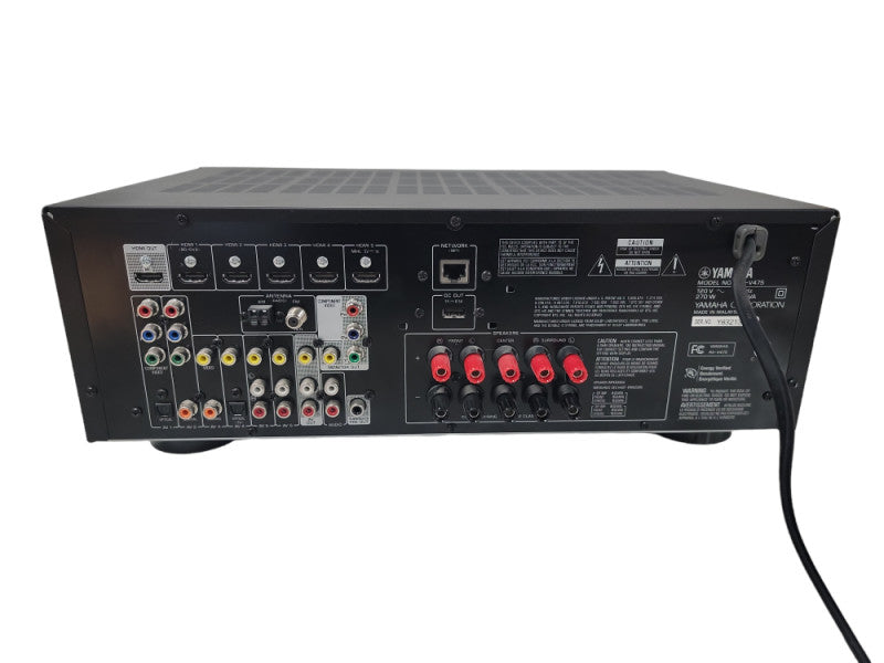 Yamaha Receiver RX-V475 Natural Sound 5.1 80W/Ch Network 3D HDMI AV AirPlay U