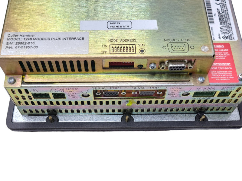 Cutler-Hammer ATS 1775T PMPP 1700 Panelmate Operator Interface Panel, READ _