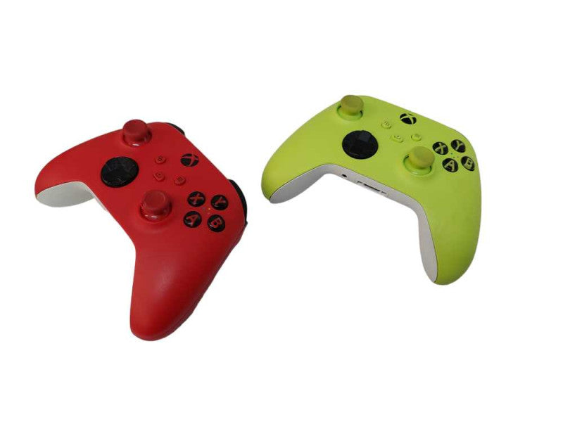 2 Microsoft Xbox One Controllers Model:1914 Red & Yellow =