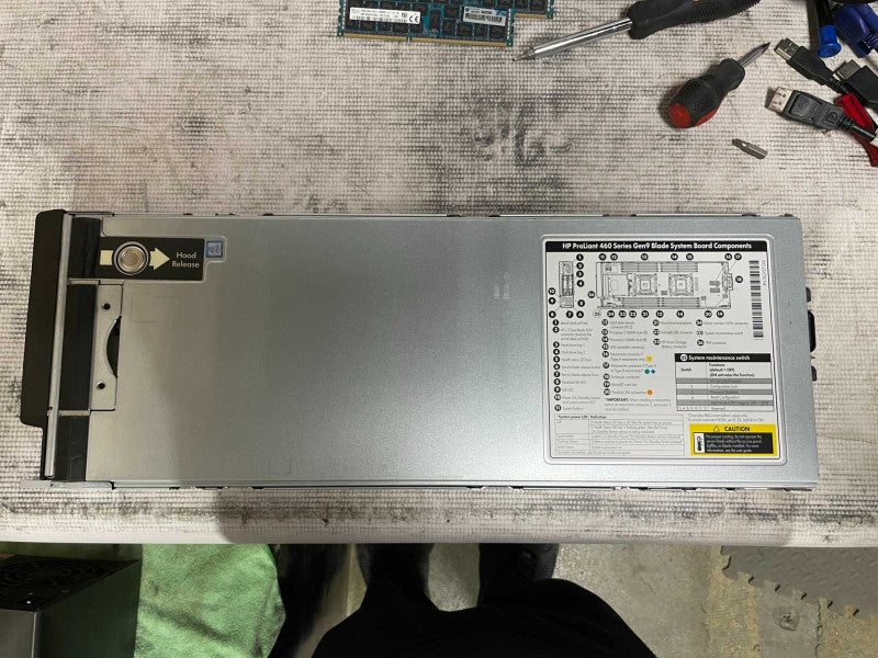 HP Proliant BL460c Gen9 Blade Server 1x Xeon E5-2620v3 2.40GHz, 16GB DDR4