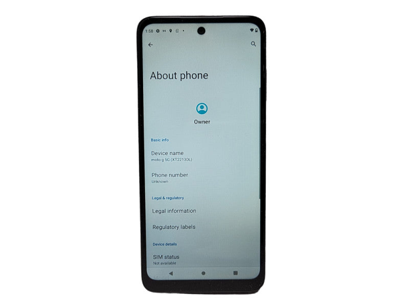Motorola Moto G 5G XT2213DL 64GB READ $