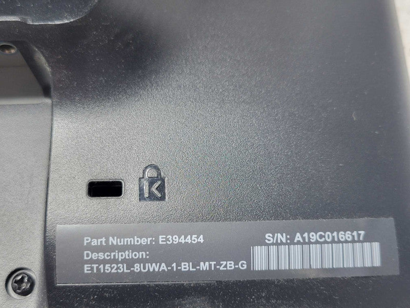 ELO ET1523L-8UWA-1-BL-MT-ZB-G 15\\" Touchscreen Monitor w/ Power adapter _